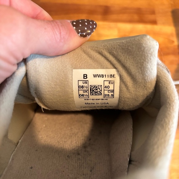 New Balance 811 Rollbar Women's Beige Leather Sneaker Size 8.5 Made in USA - Picture 10 of 11